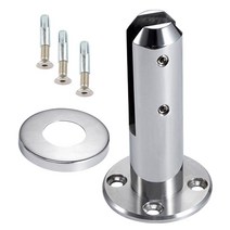 유리난간 강화유리난간 유리난간대 스텐 난간대 고정 발코니 라운드 홈 계단 브래킷 유리 클램프 풀 난간, 01 1