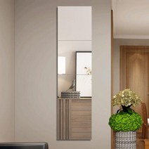 부착식 아크릴 거울 20cm 30cm 40cm 정사각형 붙이는 안전 셀프 인테리어, 둥근형