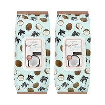 B.C. Beauty Concepts 메이크업 리무버 티슈 Bulk Pack of 2 100 Facial Cleaning Cloths Removes 메이크업 Mascara Dir, Coconut