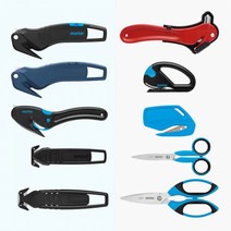 안전가위 커터칼 나이프 마토 martor 산업용 SECUMAX 랩핑칼 모음 안전, NO. 436