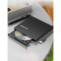 외장형 노트북 컴퓨터 CD롬 씨디롬 DVD 리더기 굽기, 블랙