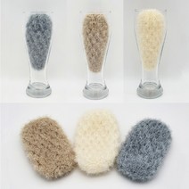 두툼해서 오래쓰고 길어서 편리한 핸드메이드 롱 수세미 3가지 색상, 롱수세미 아이보리 5개(500원할인)