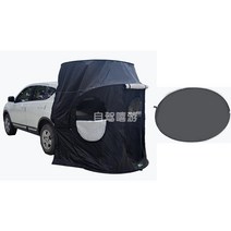 차박텐트 도킹 꼬리텐트 원터치 싼타페 올뉴카니발 쏘렌토 스포티지 SUV 캠핑, 블랙창문형텐트+텐트패드