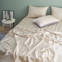 친환경 풍기인견 여름 침구, 베이지