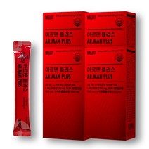 웰릿 아르맨 플러스 6000mg 고함량 아르기닌 남성 여성 활력 피로 회복, 308g, 4개