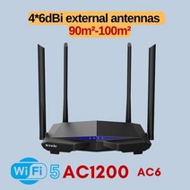 Tenda-와이파이 6 와이파이 라우터 AX3000 AX1500 무선 리피터 텐다 2.4 amp 5Ghz 기가비트 메쉬 AC2100 듀얼 밴드 범위 확장기, [01] Original EU Plug, [01] AC1200 WIFI 5