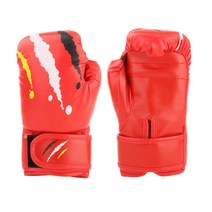 shangren 복싱 장갑 권투 장갑 킥복싱 무에타이 가방 훈련 PU 펀칭 백 장갑 Mitts Wraps Inflatable, PU 및 라텍스, 레드 8oz