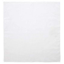 Bandana.com 대형 100% 면 단색 반다나 (55.9 x 55.9 cm(22 22 인치)) 핫핑크 단품 맞춤 프린팅 손수건 머리띠 헤드 스카프용 양면 [미국 직배송], White