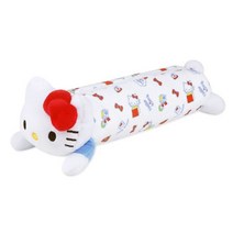 헬로키티 패턴 인형파우치 필통, 화이트, 1개