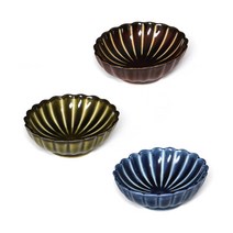 스카이캐슬그릇/일본 기야망 타원 소스볼 8.8cm 1p, 그린