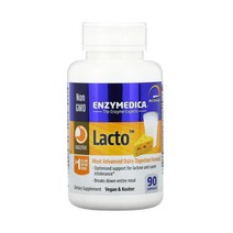 엔자이메디카 락토 비건 캡슐, 90정, 1개, 90정