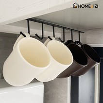 홈앤이지 모던 틈새 행거 1+1+1개 주방 국자 걸이, 3개