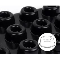 3M 전자제품 고무발 범폰 블랙 22.3파이x10T 1장 선반 벽면보호 미끄럼방지