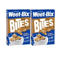 새니테리엄 위트빅스 바이트 허니 크런키 시리얼 510g Sanitarium Weet bix Bites Crunchy Honey Cereal, 2팩