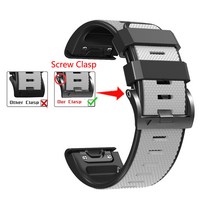Garmin Descent G1 Solar Mk1 Mk2 Mk2i 시계대 스포츠 2 색 실리콘 방수 손목대 가민 Quick Fit 22mm 26mm 스트랩, #12