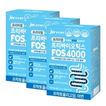 중외제약 프리바이오틱스 FOS 4000 5g 30포 3개 프락토올리고당