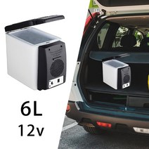 김치냉장고 미니 6L 휴대용 소형 12V 자동차 전기 쿨러 따뜻한 냉동고 캠핑 여행, 단일옵션, 한개옵션0