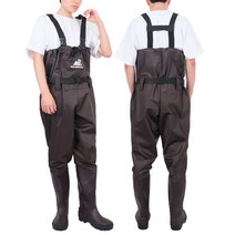 맥스메가다인 해루질 갯벌 낚시 장화 고급 가슴장화, 255