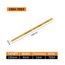CERATON-1004 세라믹 섬유 스톤 몰드 연마 그라인딩 1*4*100mm 1 피스/5 피스, 07 700 Grit_01 1pcs Pack