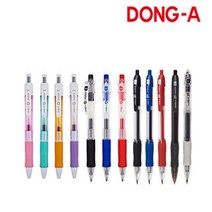 동아연필 동아 Q노크 P노크 볼펜 중성펜 볼펜심, 1개, Q노크 오렌지(0.4mm 검정심)