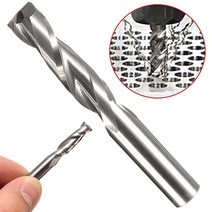 더블 플루트 나선형 커터 CNC 라우터 비트 1 개 나무 아크릴 드릴 카바이드 2 6x6x22x44mm 밀링, 한개옵션0