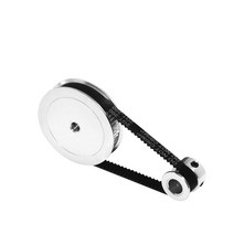 3D 프린터 부품 20T 60T 타이밍 풀리 벨트 GT2 치아 감소 3:1/1:3 폭 6mm 보어 5mm 동기 휠, 01 200mm_02 5x8