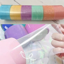 펄 글리터 반짝이 야광 테이프 공 볼 워터볼 만들기, uc488_2 7.2cm
