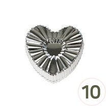 파스텔크래프트 미니어처*하트보석함 6.5cmx3cm (10개입)