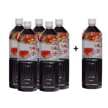 오미자!! 대용량, 1500ml, 5병
