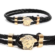 [베르사체] DG05579 DMTN D41O 가죽 팔찌