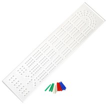 UPTTHOW Cribbage 보드 템플릿 페그 12개 게임용 DIY 라우터 가이드 키트 아크릴 템플릿