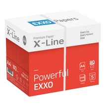 엑소 엑스라인 A4 복사용지(A4용지) 80g 2500매 1BOX, 상세 설명 참조