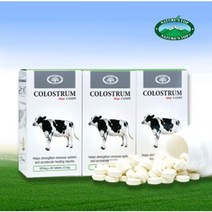 초유 캔디 콜로스트럼 90정x3병 Colostrum Candy 80 IgG 호주 네이쳐스탑 [원산지:호주산(네이쳐스바이오텍)] 60%, 1개, 1통