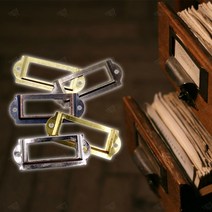 이름표 네임 플레이트 네임판 명함 사물함 사무실 책장 락커 서랍 락카 캐비넷 신발장 청동 60X24mm 1P, 옐로우