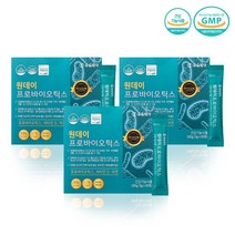 [유유제약] 원데이 프로바이오틱스 유산균 3g 60포 2달분 아연 비타민D 락토바실러스 복합물 비피더스균 식약처 식약청 인증 인정 건강기능식품, 기리수유산균3gx60포3set