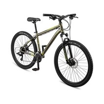 Mongoose Montana 스포츠 및 Comp 남성용 여성용 산악 자전거 트리거 시프터, Comp_17-Inch Frame | Green