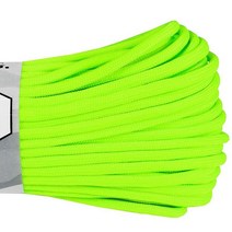 Atwood Rope MFG 550 파라코드 1000 피트 7 스트랜드 코어 낙하산 코드 (네온 그린), Neongreen