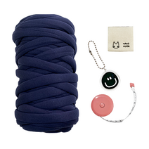 로즈상점 자이언트얀 1kg 뜨개실 DIY 키트, 네이비