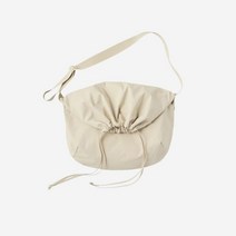 유니클로 U 드로우스트링 숄더백 내츄럴 Uniqlo Drawstring Shoulder Bag Natural