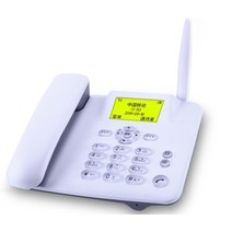 GSM SIM 카드 데스크탑 무선 전화 홈 유선 벽 마운트 FM 라디오 고정, 협력사, 하얀