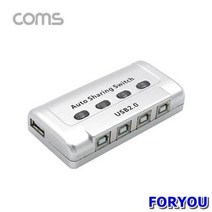 ForU476 USB 공유기 대 선택기 수동 스위치 및 프로그램 전환 방식 4개 장치공유, 상세페이지 참조