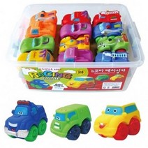 국민교육사 소프트 레이싱카 24pcs, 랜덤 발송