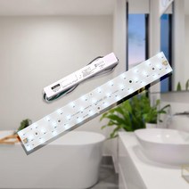 홈앤라이팅 욕실등전용 국산 삼성LED모듈 6500K 풀세트 기판 리폼, 04_2P세트 36W(410x54mm), 1개
