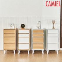 [기간한정 5% 할인이벤트][까미엘]에밀리 LPM 400 틈새 서랍장(LF_TP0012), 화이트
