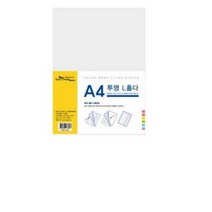 에코청운 L자 홀더 파일 A4, 0 투명(50개입), 2개