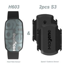 즈위프트센서 속도계 자전거GPS magene h603 heart rate monitor, 하얀