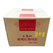 도톰이 퍼펙트화이트 점보롤 화장지, 1박스, 16롤