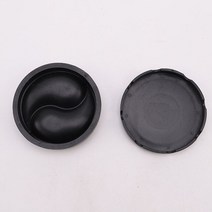 벼루 서예 3pcs 잉크 스톤 태극권 모양 플라스틱 도구 그림 도구 잉크 가에 대한 연삭 돌, 검은색