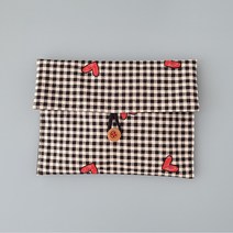 [DIY키트 패키지] 18cm 사각 끈 생리대 파우치만들기 방수파우치 자유학년 바느질세트