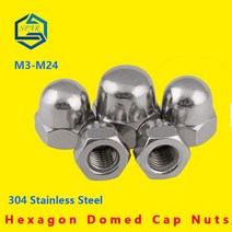 팝너트 블라인드너트 캡너트 장식 커버 반원 도토리 304 스테인레스 스틸, 04 M6 (20pcs)